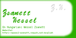 zsanett wessel business card